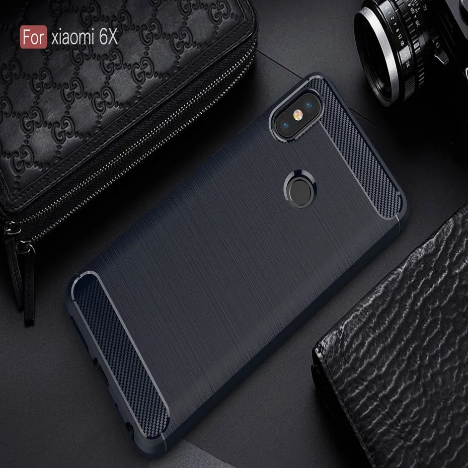 Чехол для Xiaomi mi 8 lite Red mi Note 5 6 Pro из углеродного волокна, полностью защитный чехол для телефона Xio mi A2 6X8 SE, чехол s A1 S2 9 5G