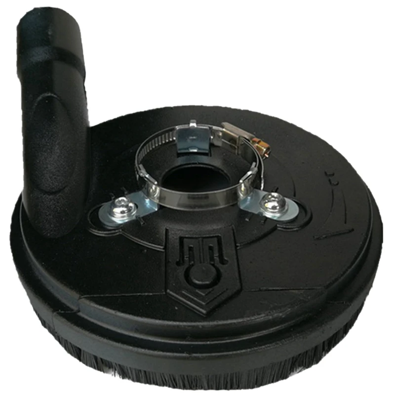 Black Горячая 5-дюймовый детали для пневматического шлифовального станка Пылезащитный чехол инструмент для бетона Мрамор Гранит инженерных камень точильный камень для сбора пыли - Цвет: Black