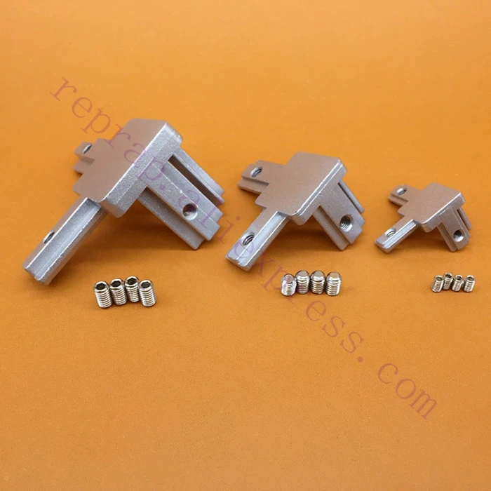 Алюминиевый профиль 3 way 90 deg внутренний угловой кронштейн соединитель f/ Alu 3D