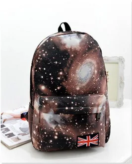 50 шт. женский холщовый рюкзак с принтом звездное небо|backpack galaxy|women backpackpattern backpack |