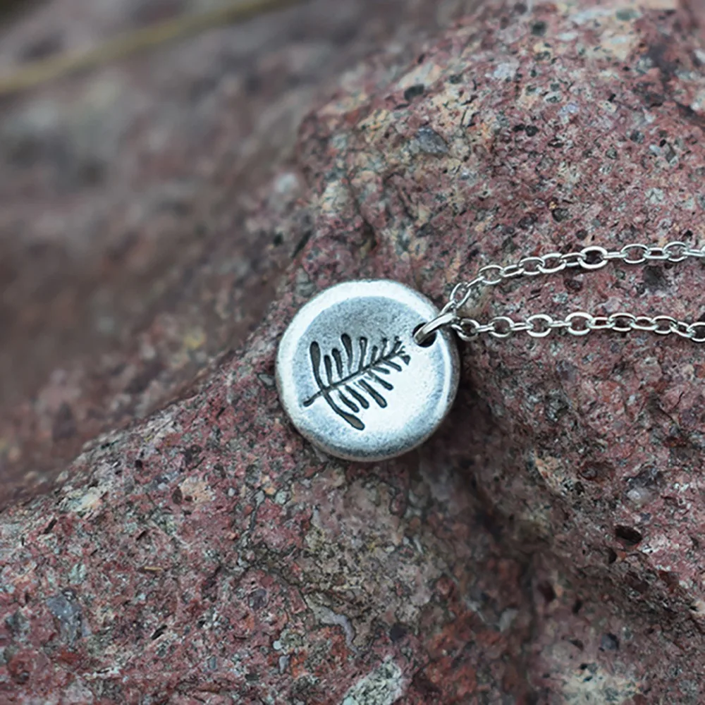 Ожерелье из сосны лес бижутерия природных материалов дикой природы подарок для