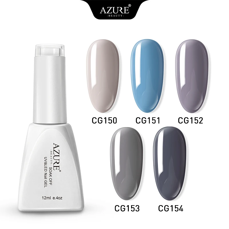 Гель-лак для ногтей Azure Beauty Полупостоянный УФ-лак отмачиваемый долговечный
