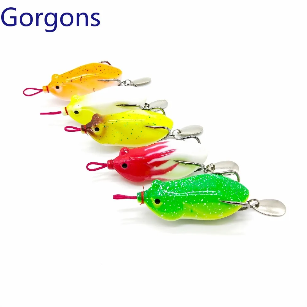 Улучшенная версия искусственной лягушки приманка для рыбной ловли Мягкая