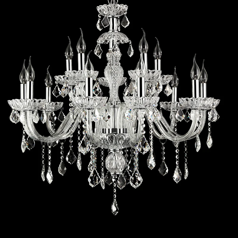 15 хрустальная люстра фары богемной жизни- номер современный прозрачное стекло