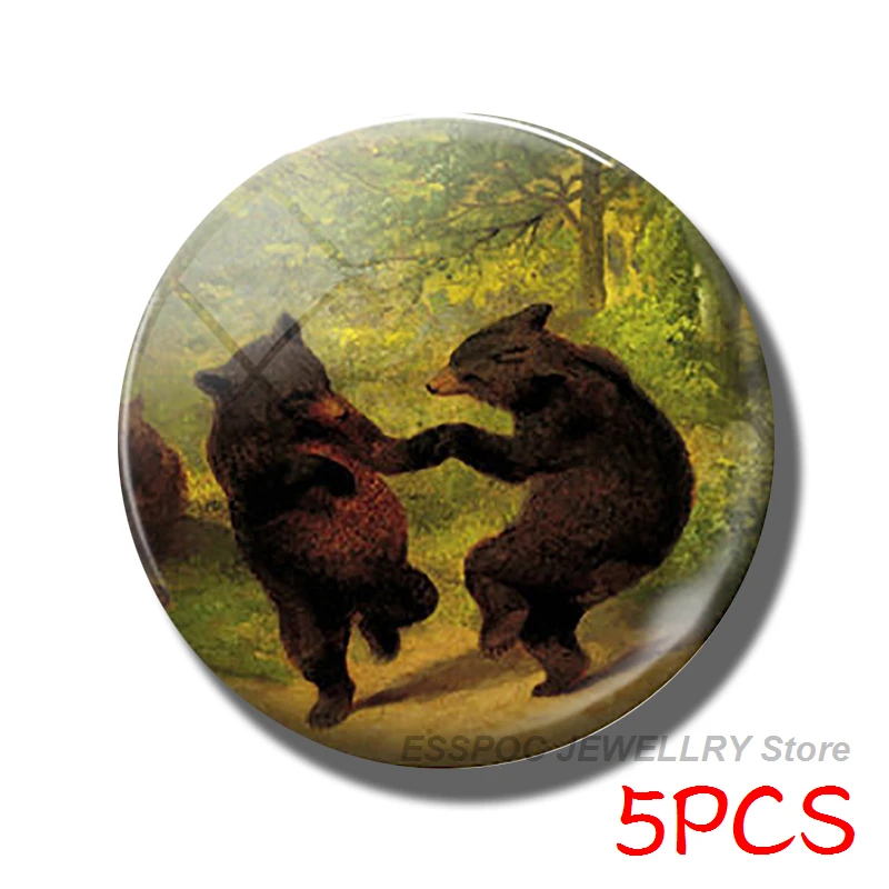 Стеклянный кабошон Купольные аксессуары для всей семьи папы мамы и ребенка 5