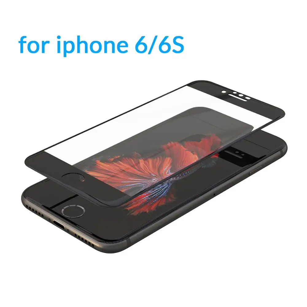 for iphone 6 6S ORICO Черный 3D полное покрытие 9H Закаленное стекло протектор экрана для iphone 6 7 8 изогнутое защитное стекло пленка для iphone 7 Plus - Цвет: for iphone 6 6S