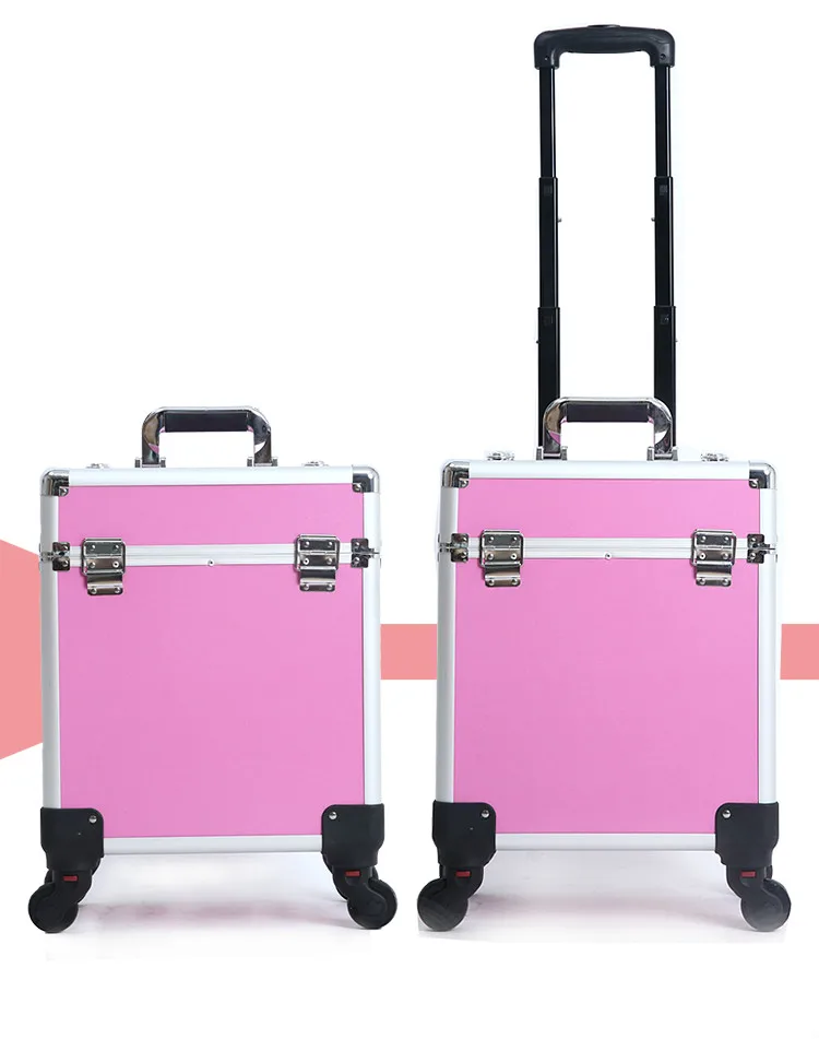 4 колесный чехол на колесиках косметичка для профессионального салона красоты