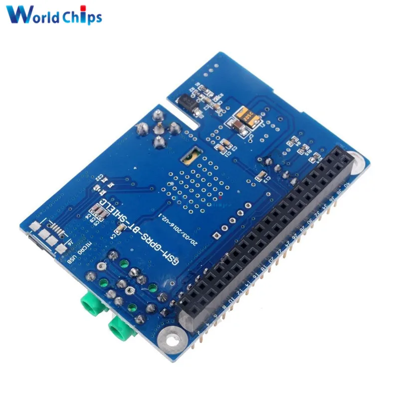 SIM800C щит макетная плата для вместо модуля SIM900 GPRS GSM 4 частоты доступны с антенной для Raspberrp Pi RPI