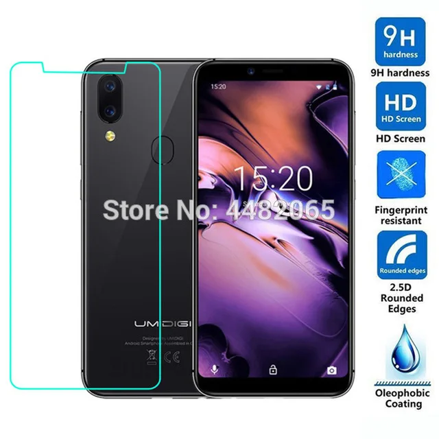 2 шт для Umidigi A3 закаленное стекло Передняя защитная пленка 9H Взрывозащищенная Umi Pro