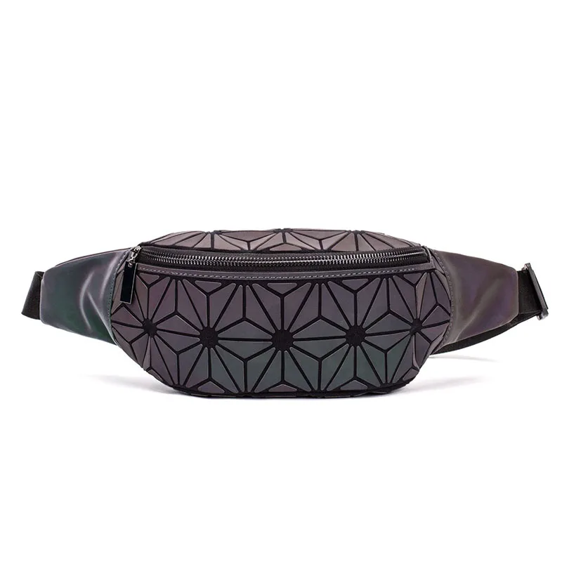 A Waist pack Сумка талии поясная сумка тренд геометрия банановая сумка мужская грудная сумка флуоресцентные бедра сумка сумка - Цвет: A Waist pack