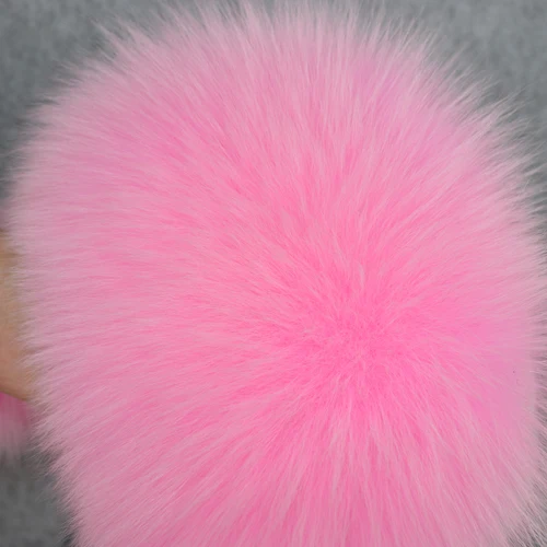 pink Женский натуральный Лисий мех пальто Полный Пелт натуральный Лисий мех куртка Guality короткий Лисий Мех Верхняя одежда настоящий натуральный Лисий мех пальто - Цвет: pink