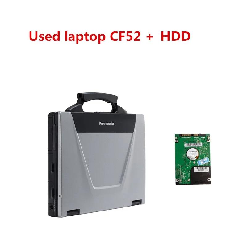 Б/у Panasonic CF 52 CF52 Военная Униформа Toughbook диагностики ноутбук работать с icom a2/mb star c3 c4