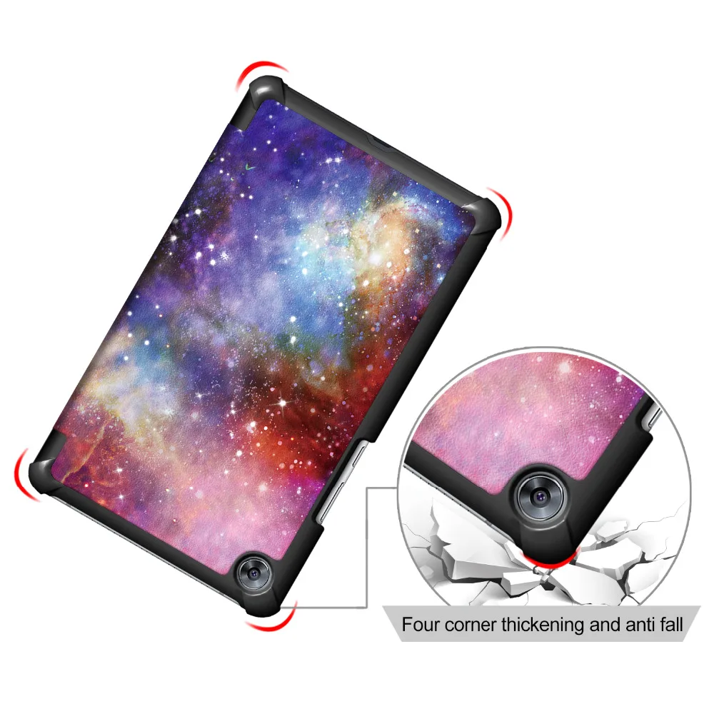 Чехол для HUAWEI MediaPad M5 8 4 ''с принтом Тонкий Стенд Флип кожаный чехол Huawei дюймов