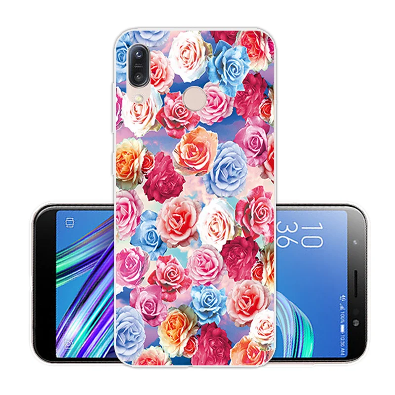 for Asus Zenfone Max M1 ZB555KL Fitted Phone Cases 5 inch ASUS ZENFONE MAX Silicone Shell Animal Capa |