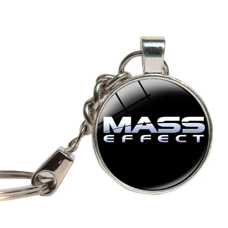 Mass Effect Inspired N7 брелок Горячая игра подарки для бойфренда стеклянный кабошон брелок стеклянный купол для ключа кольцо ювелирные изделия держатель для ключей