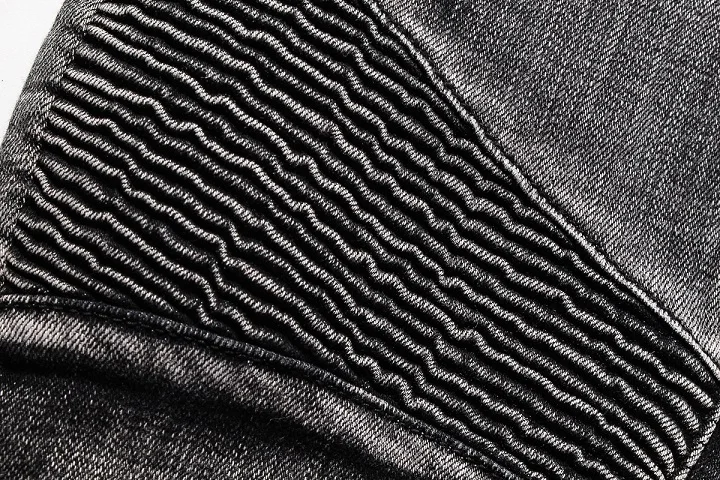 NWT BP Men's Stylish Fashion Stretch Slim Acid Black Washed Biker Jeans Size 28-38 (#1427) | Мужская одежда