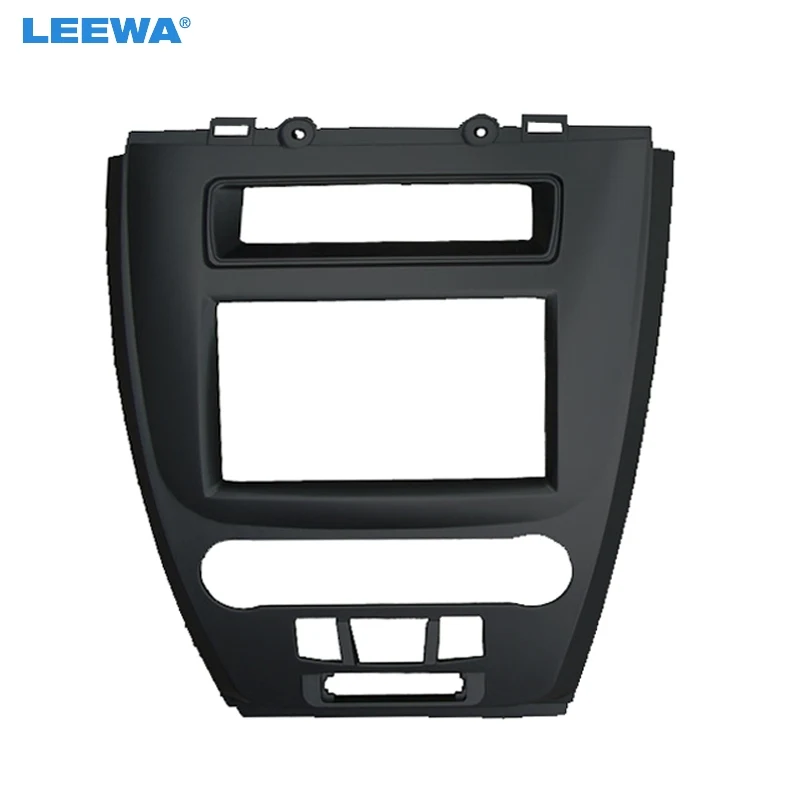 LEEWA 2DIN Автомобильная Радио панель фасции рамка для FORD Fusion 2009-2012 Стерео установка