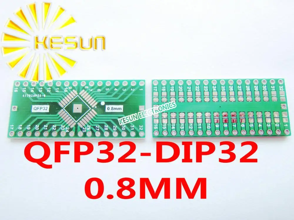 10 шт. QFP32 поворотный DIP32 со стандартным TQFP LQFP EQFP 0 8 мм Шаг IC АДАПТЕР гнездовой