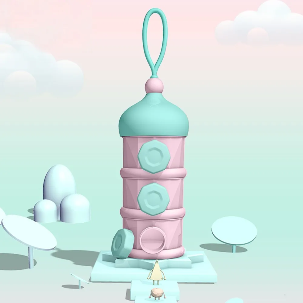 Ящик для хранения детских продуктов замок Mambobaby кормления детей без БФА