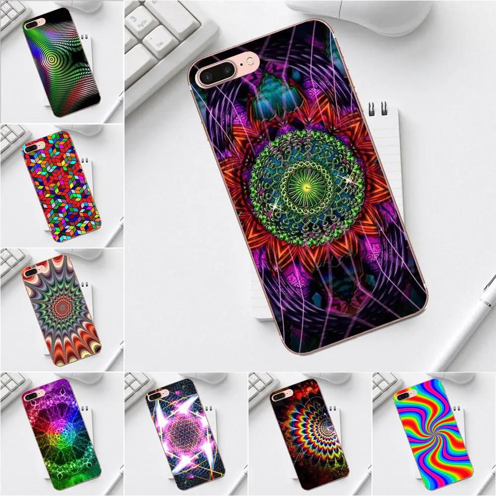 Qdowpz Psy Trance персонализированный Чехол для телефона с принтом Galaxy Alpha Core Prime Note 4 5 8 S3