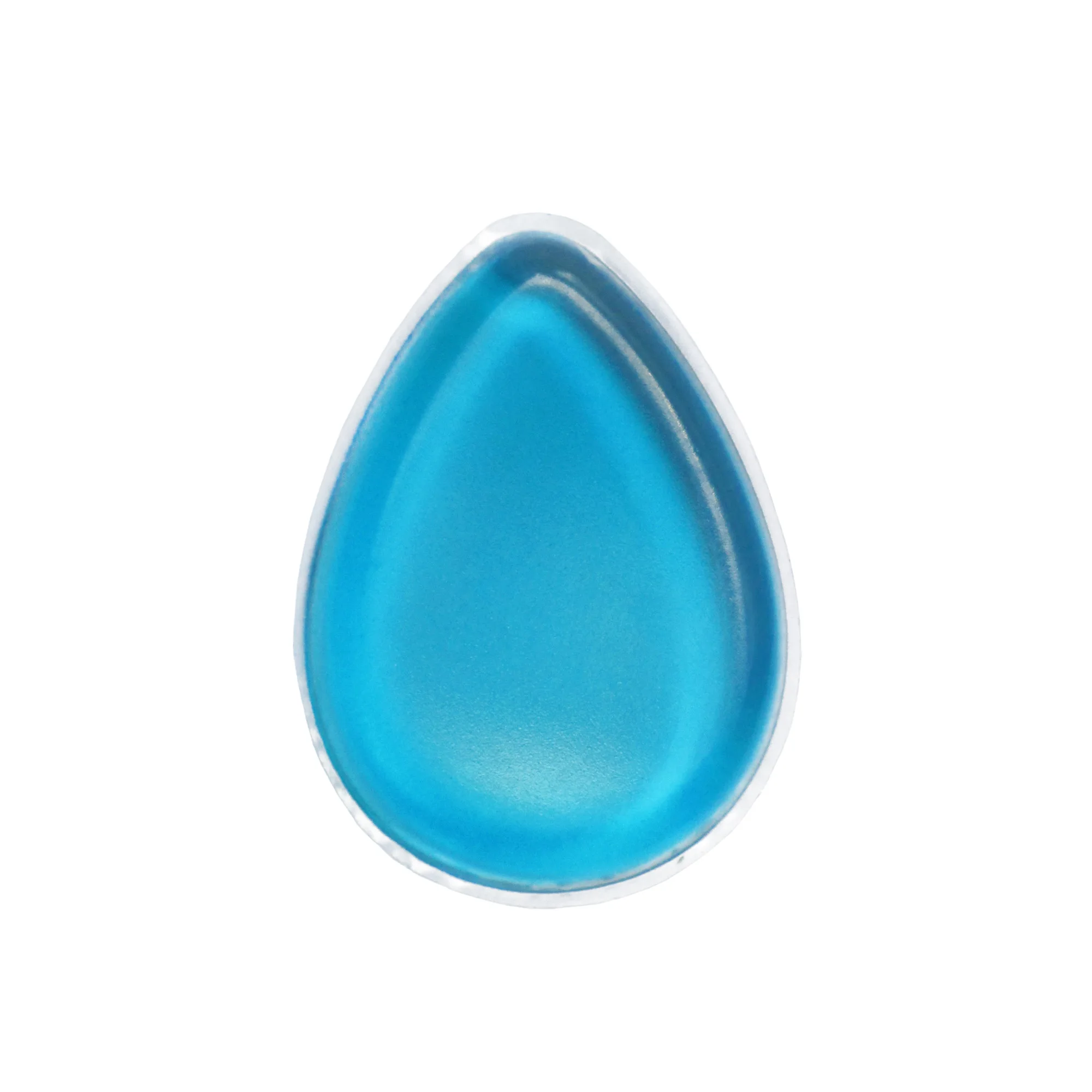 3PCS Ligh Blue Bittb 3 шт., силиконовая Косметическая пуховка, губка для макияжа лица, пудра пуховка Тональная основа, BB крем, косметическая губка для макияжа - Цвет: 3PCS Ligh Blue