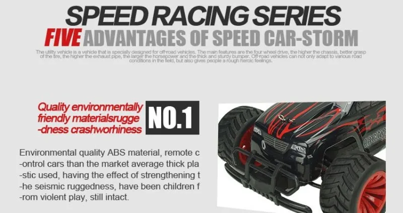 Горячая RC Автомобиль 2,4G 1/16 гоночная машинка монстр грузовик Радиоуправляемый багги RC Бигфут гоночный автомобиль детская игрушка