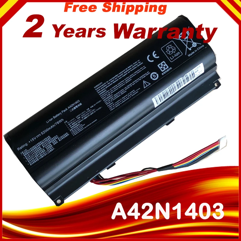 HSW A42N1403 Батарея для ASUS G751 G751JM G751JT CH71 G751J BHI7T25 G751JY GFX71JY GFX71JT A42LM93|Аккумуляторы