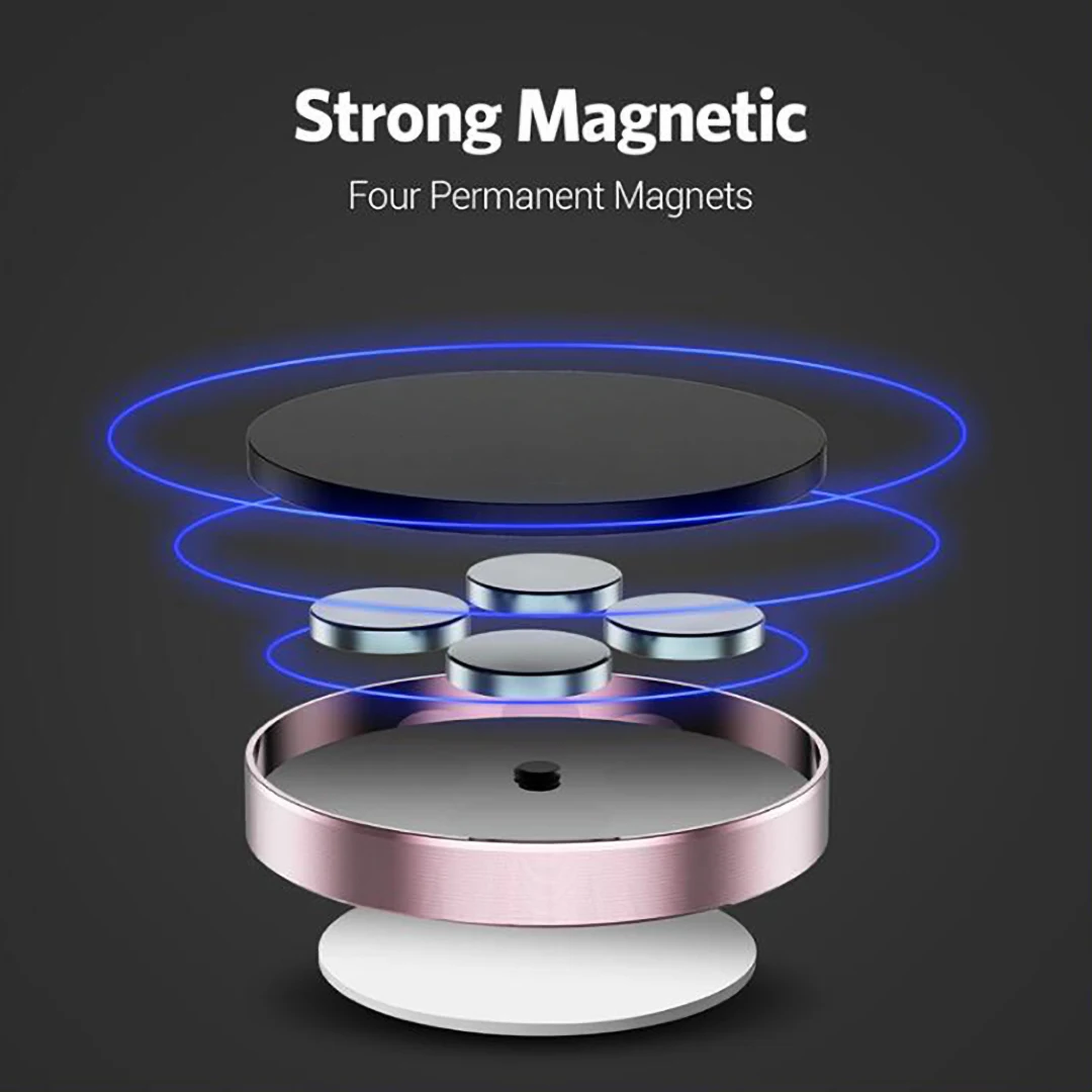 Car Phone Holder Universal Wall Desk Stand Dashboard GPS Metal Magnet Magnetic Mobile Phone Holders For iPhone 6s Samsung S7 A50