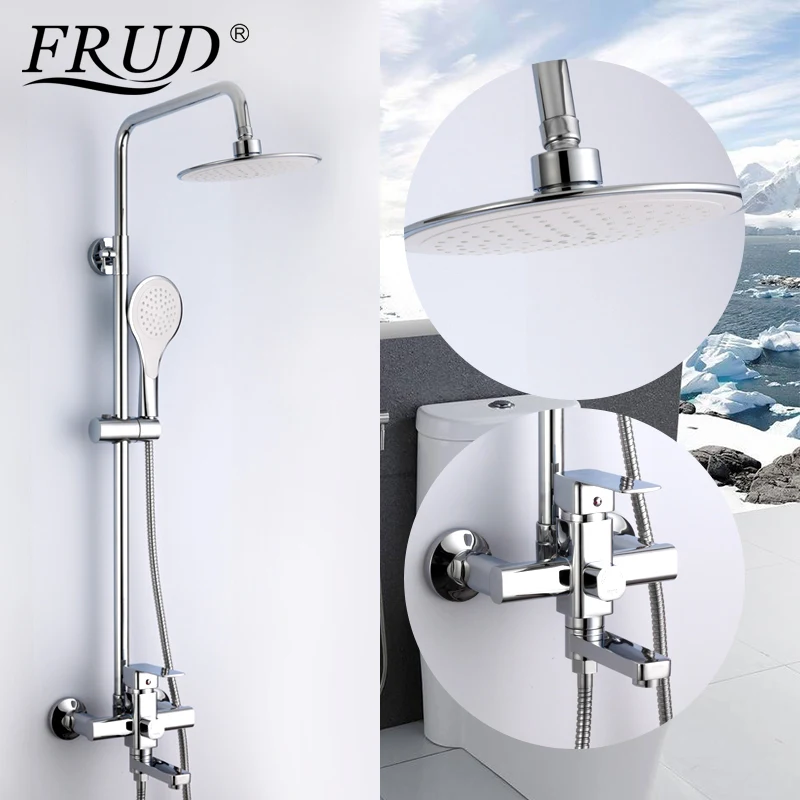 Смеситель для ванной комнаты Frud 1 комплект смеситель душа с ручным распылителем