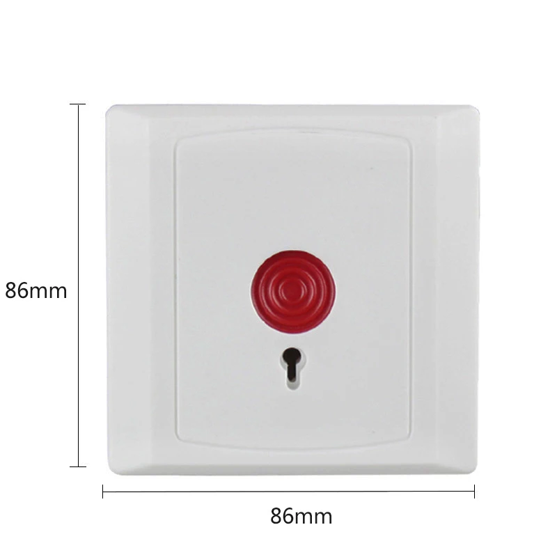 Auto Reset NC/NO options panic button plastic switch use for alarm system Fire retardant ABS shell emergency swtich | Безопасность и
