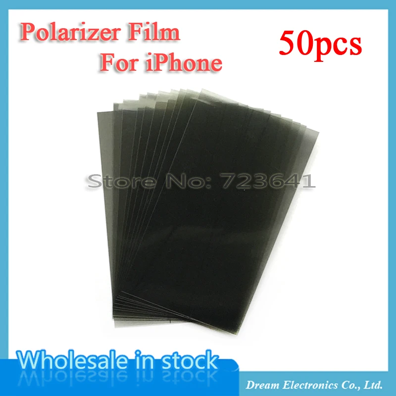 50 шт./лот оптовая продажа задняя поляризационная световая пленка для iPhone 6 6plus 6S 7 8