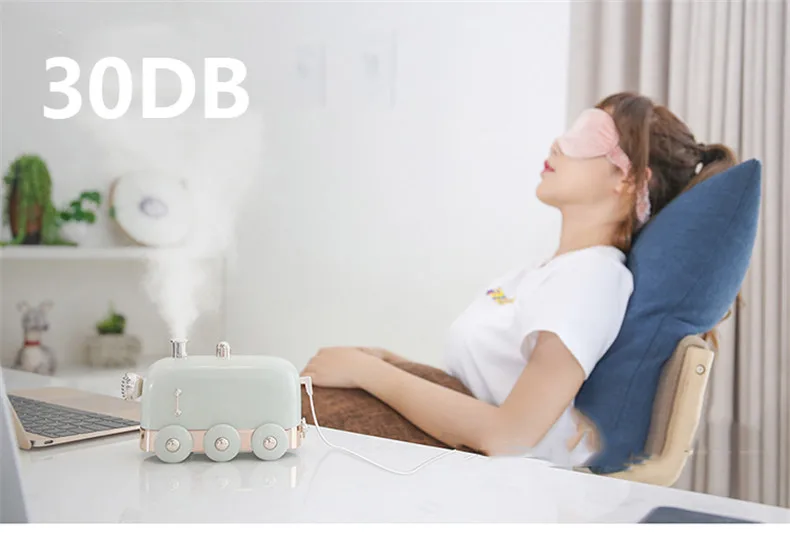 July New 300 мл мини увлажнитель поездов симпатичный usb диффузор розовый зеленый цвета настольный мини распылитель