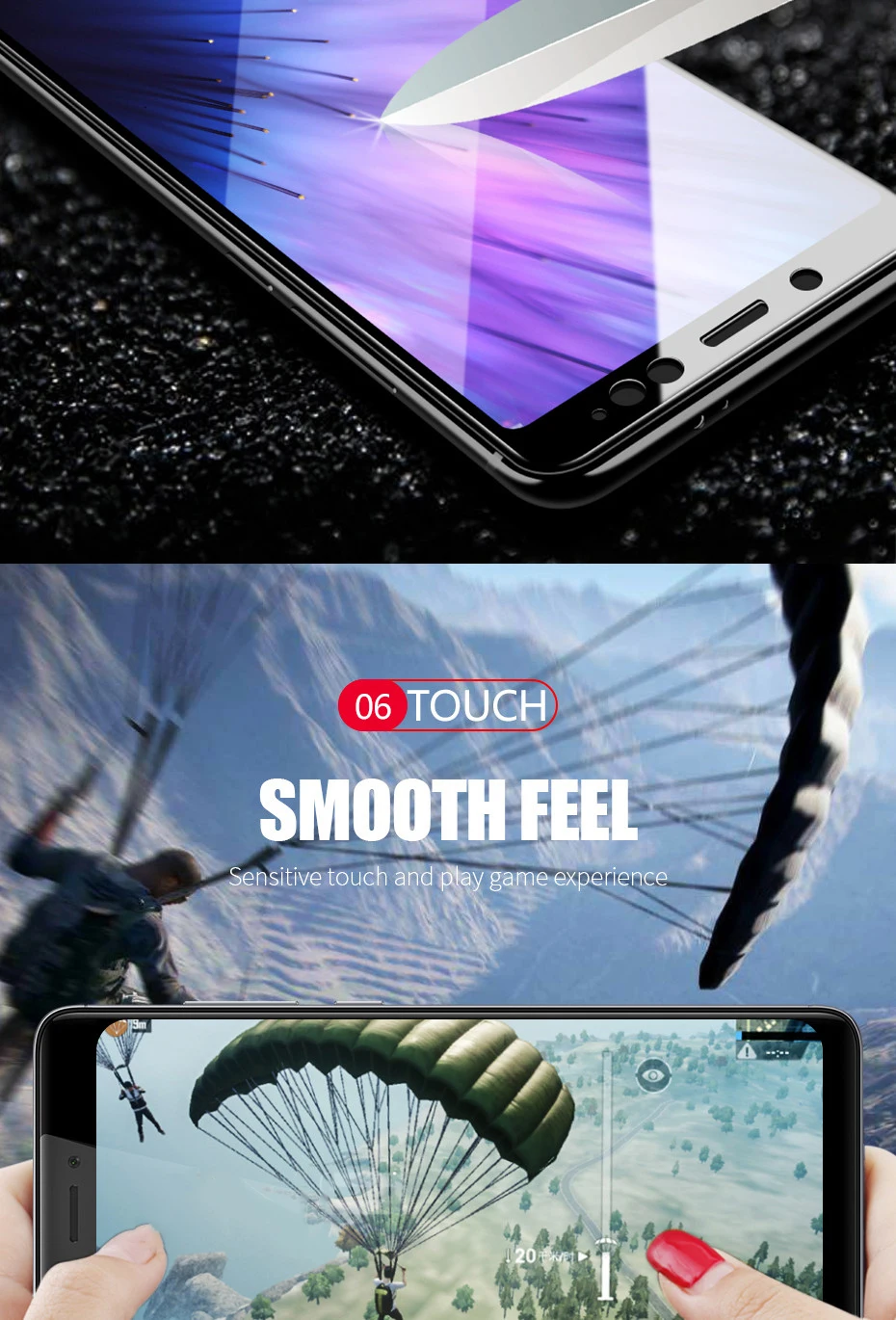 УФ-клей Sceen протектор для Xiaomi mi 8 Lite жидкое УФ закаленное стекло красный mi 5 Plus Note 5 Pro Note 5A PocoPhone F1 красный mi 6 mi X 3