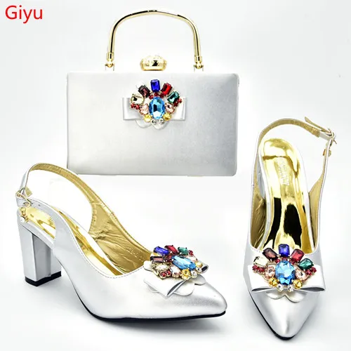 Doershow/популярный комплект из обуви и сумки в африканском стиле черного цвета