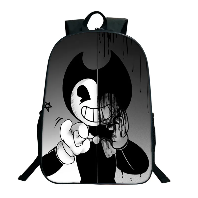 Рюкзаки Bendy And The Ink Machine для студентов детские рюкзаки Boris двухслойная школьная