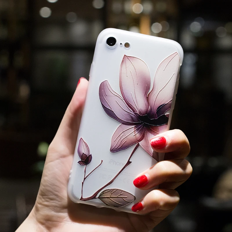 Блестящий чехол BROEYOUE для iPhone 5 с динамической жидкостью SE 6 6S 7 8 Plus мобильного