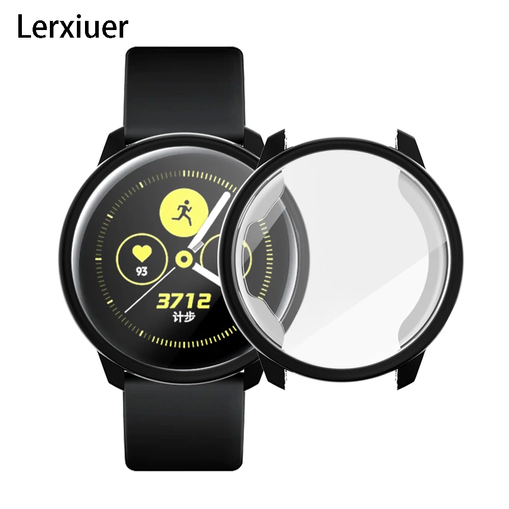 Чехол для Samsung galaxy watch active защитный бампер с полным покрытием мягкий силиконовый