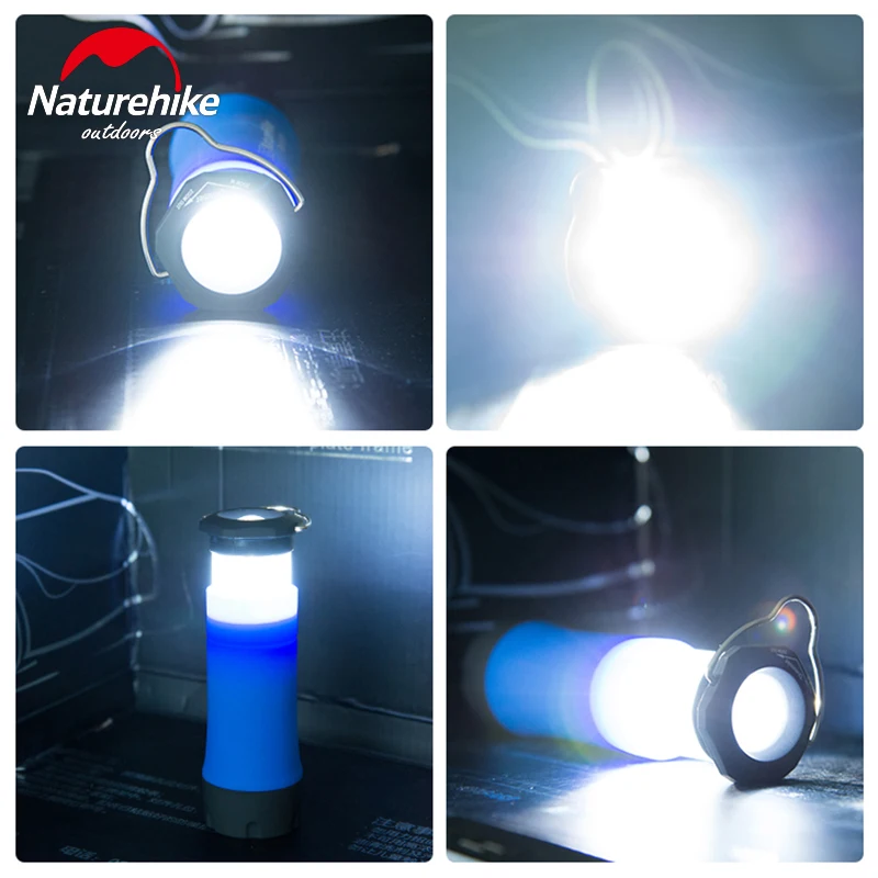 Светодиодный фонарь NatureHike NH15A003-I Mini CREE R2 масштабируемый мигающий для кемпинга