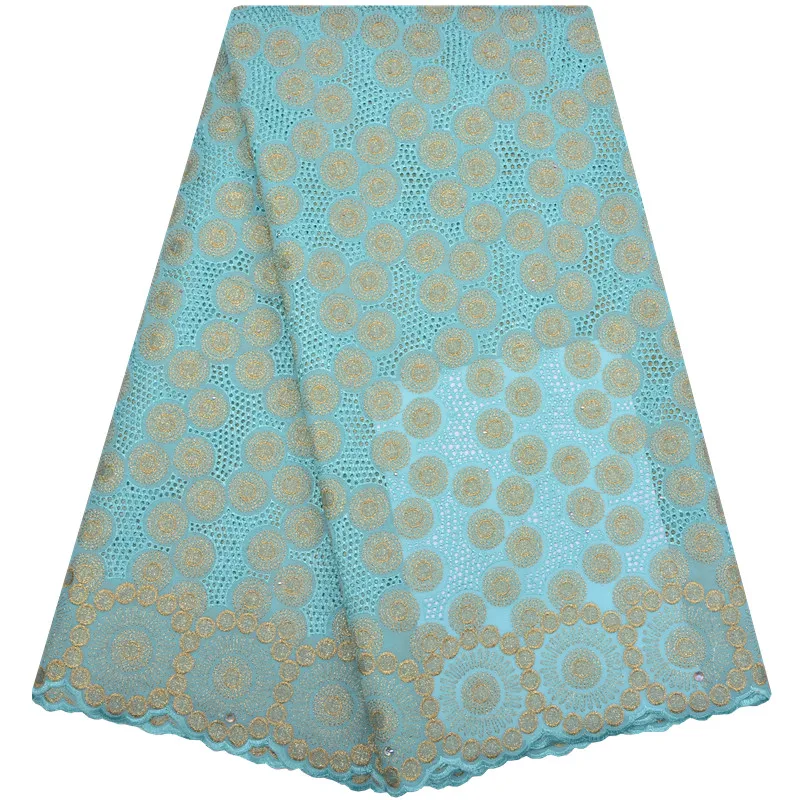 2018 Fashion Women Clothes Materials African Swiss Voile Lace In Switzerland Cotton Fabric 5 Yards A1191 | Дом и сад