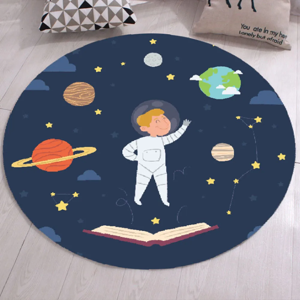 Круглый коврик 60x60 см игровой для детей коврики спальни детский ползания детской