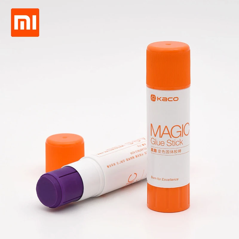 kaco Торговая марка Xiaomi Kaco волшебный клей-карандаш 2 шт./упак. фиолетовый Цветной лента, офисные и школьные принадлежности канцелярские товары - Цвет: kaco