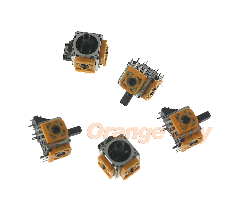 20 штук/лот оригинальный новый 3D Рокер Аналоговый джойстик желтого цвета для