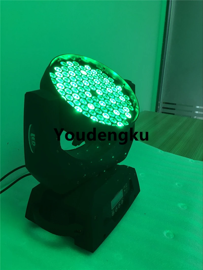 12 шт. светодиодное освещение 108x3 RGBW движущаяся головка led стирка 108 событий