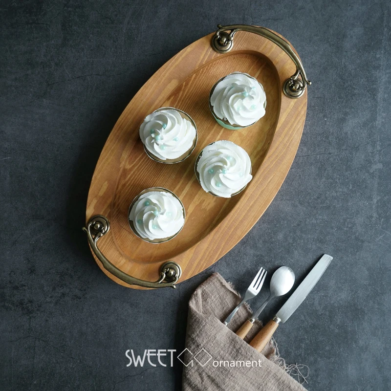 Коричневая деревянная подставка для торта инструменты свадебного в лесном стиле