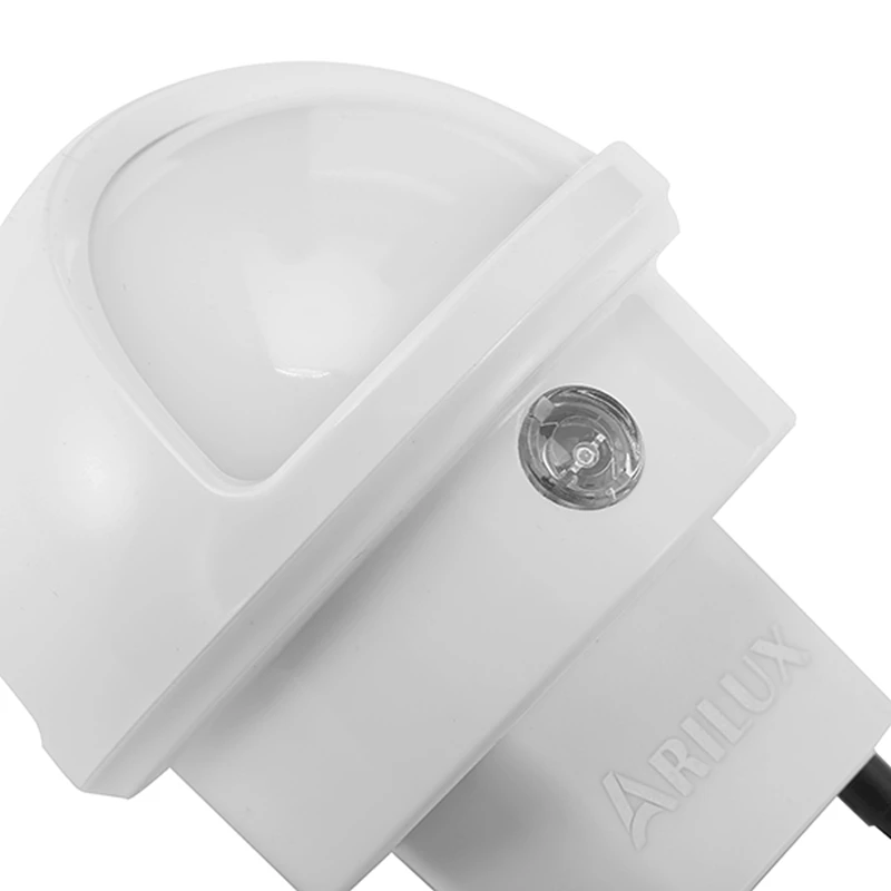 Умный светодиодный светильник ARILUX с датчиком, Ночной светильник с поворотом на 360 градусов, теплый белый ночной Светильник с европейской вилкой для спальни, настенные лампы для коридоров