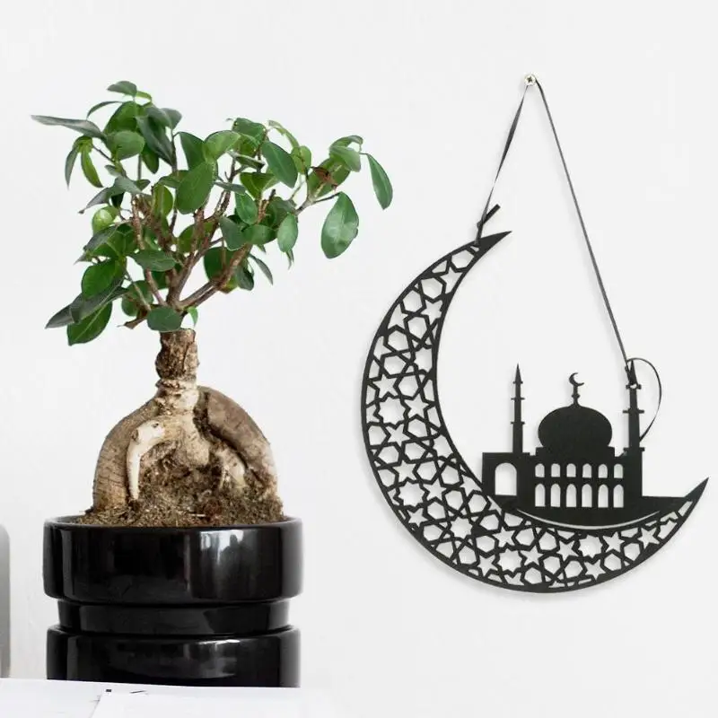 DIY ИД кулон ИД Мубарак мусульманских Ислам висячий нетканое полотно украшение домашний декор настенные Подвески ремесла настенное украшение-подвеска