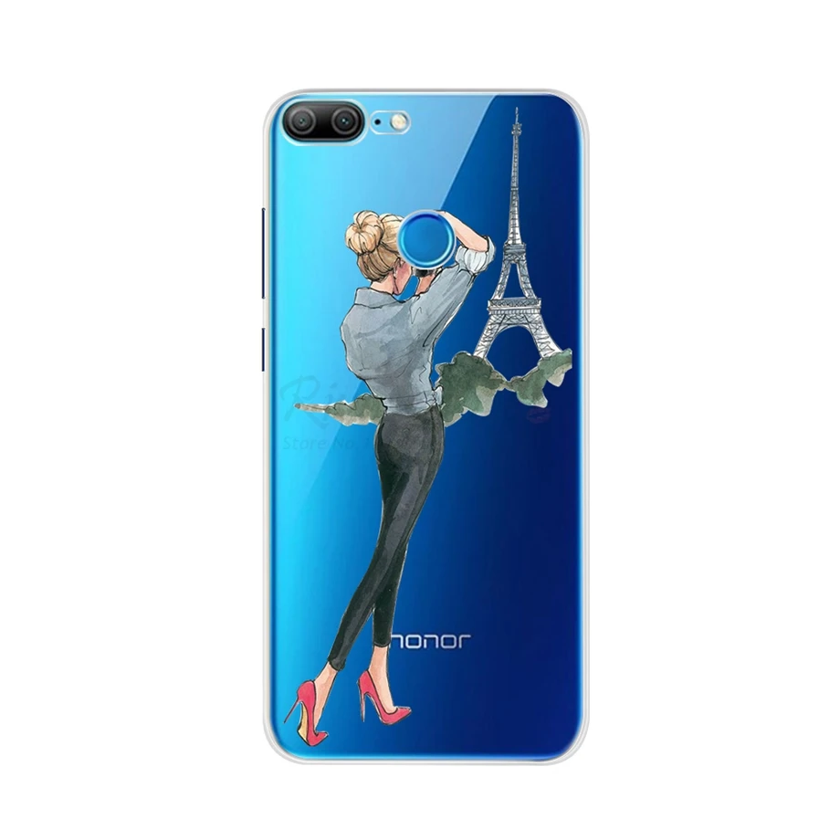 Светло-зеленый Чехол для huawei Honor 9 Lite, мягкий силиконовый чехол для телефона huawei Honor 9 Lite, чехол для Honor 9 Lite, чехол-бампер - Цвет: Светло-зеленый