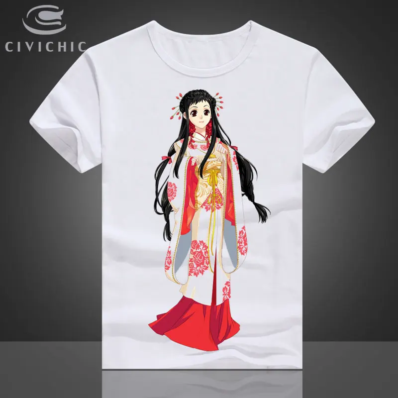 CIVI шик Восточный в этническом стиле Свободные Футболка Женская Китайский Стиль
