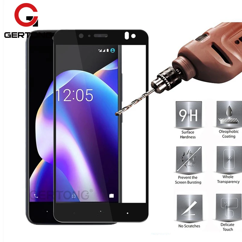 GerTong полное покрытие закаленное стекло для BQ Aquaris U2 Lite Защита экрана X Pro V Plus