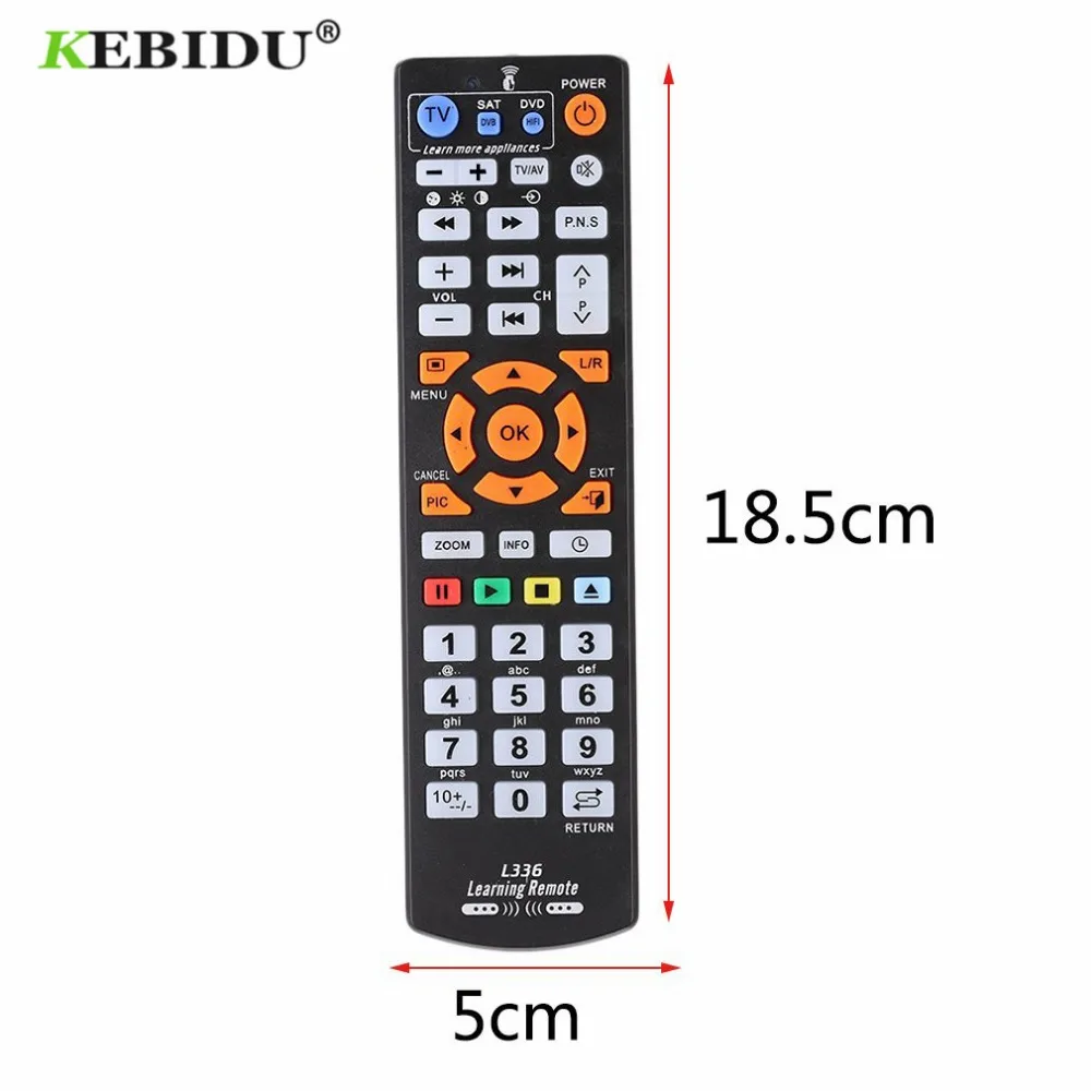 Пульт дистанционного управления kebidu L336 ИК 3 страницы для ТВ STB DVD SAT DVB HIFI TV BOX |